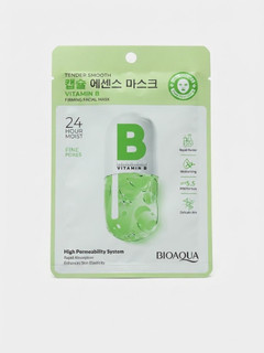 ماسک صورت ورقهای بیوآکوا مدل ویتامین B (سفتکننده)