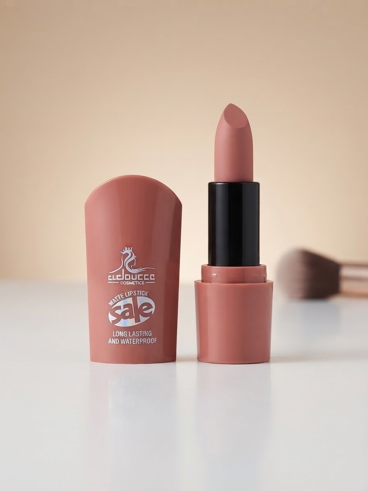 ژلب جامد مات و ضدآب دوسه (CC Doucce)  رژ لب مات دوسه مدل Long Lasting and Waterproof - رنگ نود  رژ لب جامد ۲۴ ساعته دوسه (CC Doucce Cosmetics) با فرمولاسیون ضدآب  پک دوتایی رژلب مات و ضدآب CC Doucce (درب و بدنه) رژ لب مات مدل Long Lasting and Waterproof برند CC Doucce - رنگ نود