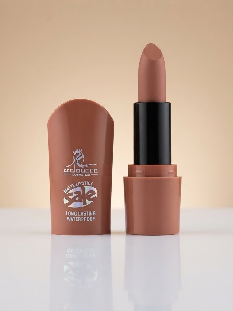 ژلب جامد مات و ضدآب دوسه (CC Doucce)  رژ لب مات دوسه مدل Long Lasting and Waterproof - رنگ نود  رژ لب جامد ۲۴ ساعته دوسه (CC Doucce Cosmetics) با فرمولاسیون ضدآب  پک دوتایی رژلب مات و ضدآب CC Doucce (درب و بدنه) رژ لب مات مدل Long Lasting and Waterproof برند CC Doucce - رنگ نود