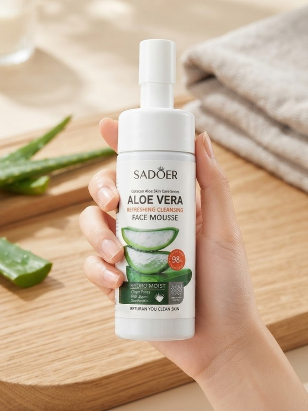 فوم شستشوی صورت آلوئهورا سادور (SADOER Aloe Vera)