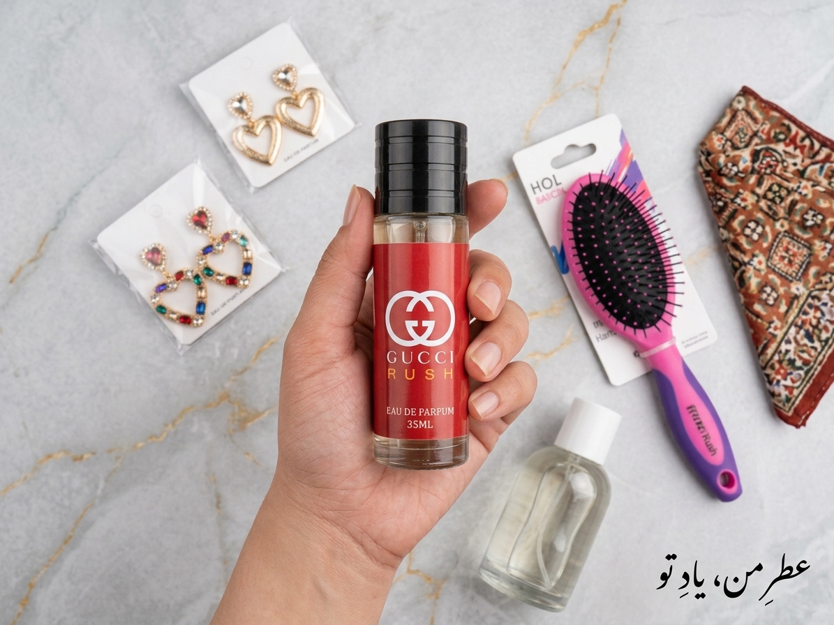 عطر جیبی ۳۵ میل مدل Gucci Rush (او دو پرفوم)
